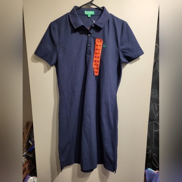 United Colors Of Benetton Dresses & Skirts - United Colors Of Benetton Dark Blue Polo Dress, Size Medium